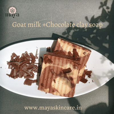 Goat milk and chocolate clay soap